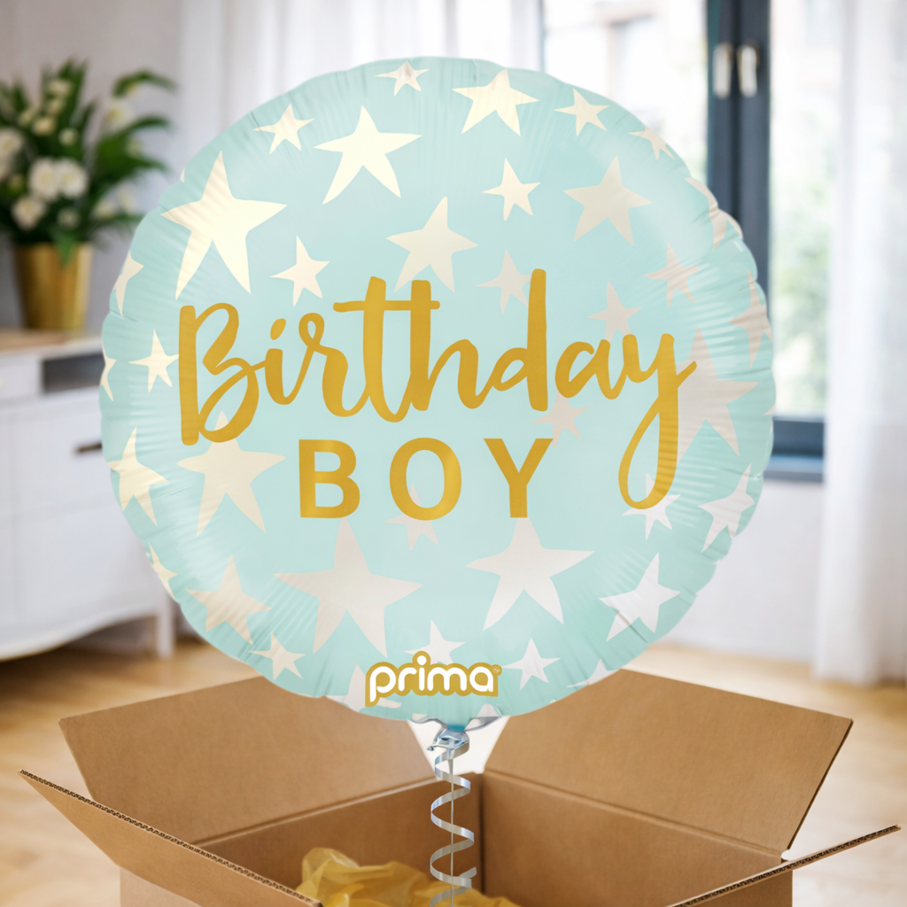Ballon hélium "Birthday boy"