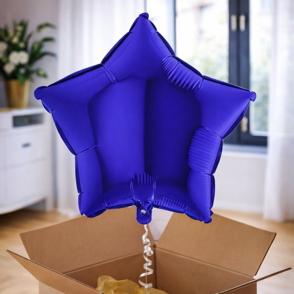 Ballon hélium étoile beu