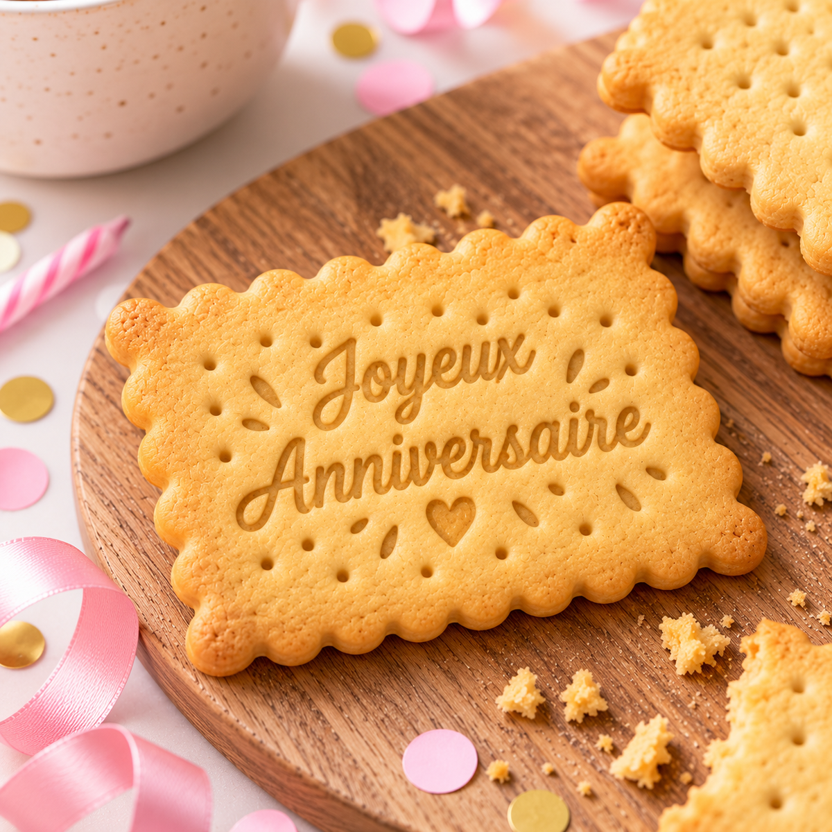 Biscuits à message