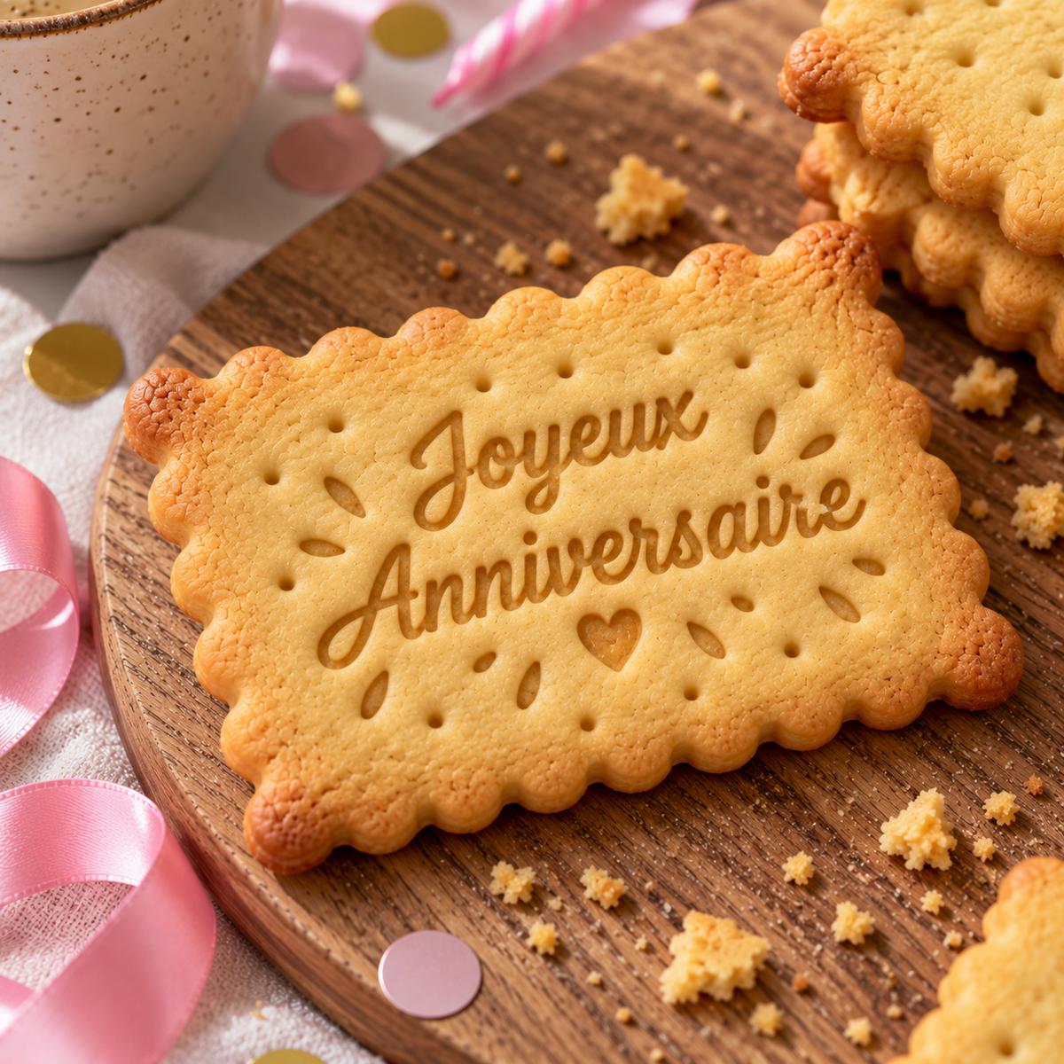 Biscuits à message