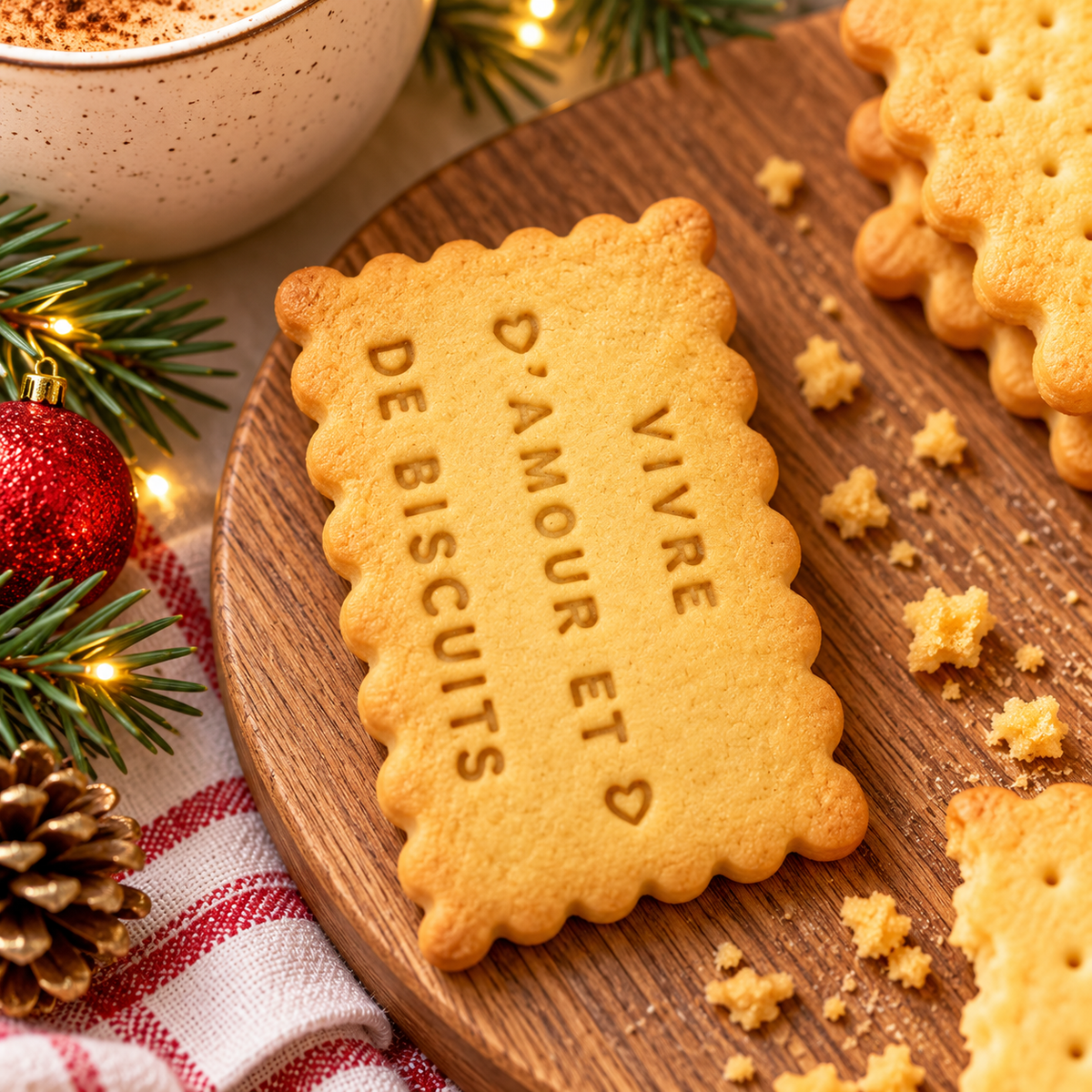Biscuits à message