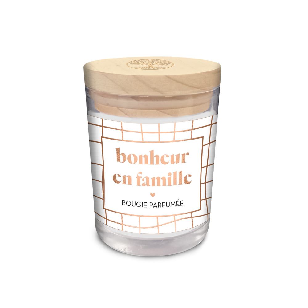 Bougie "Bonheur en famille"