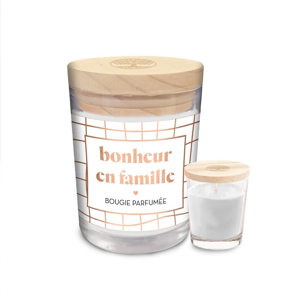 Bougie "Bonheur en famille"