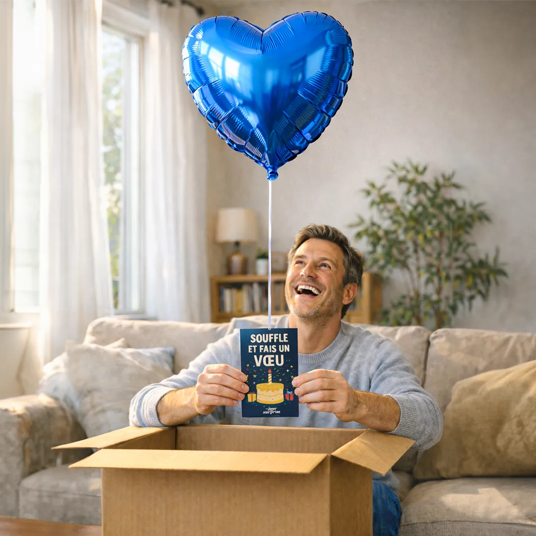 Box ballon hélium personnalisée