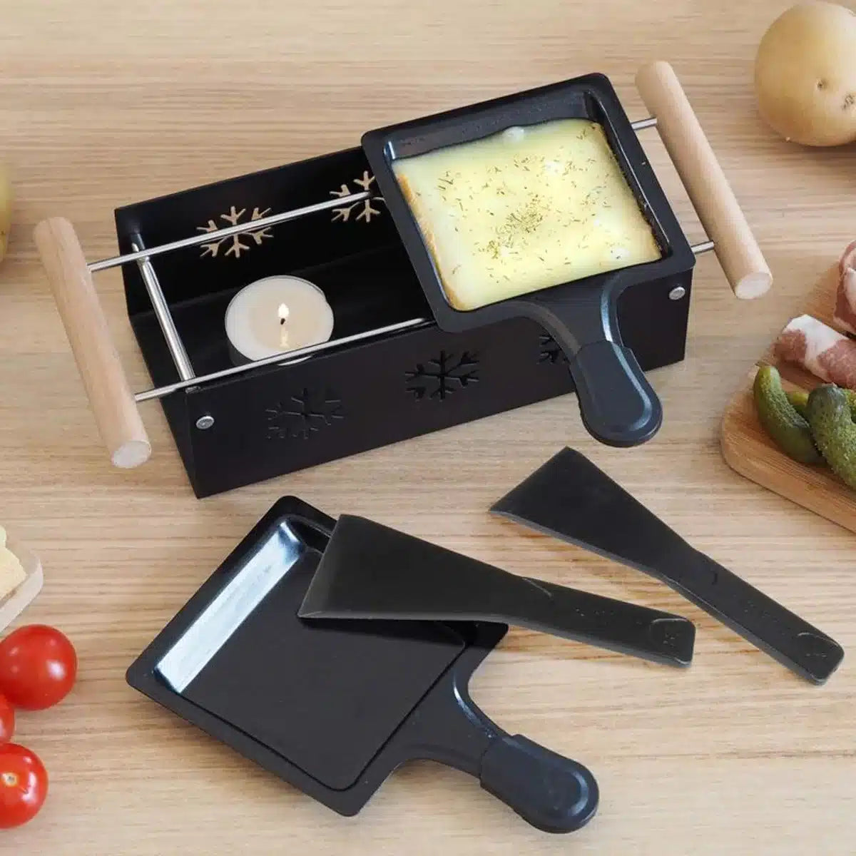 Raclette à la bougie
