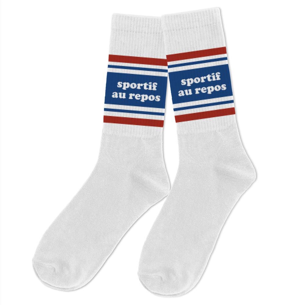 Chaussettes "Le sportif au repos"