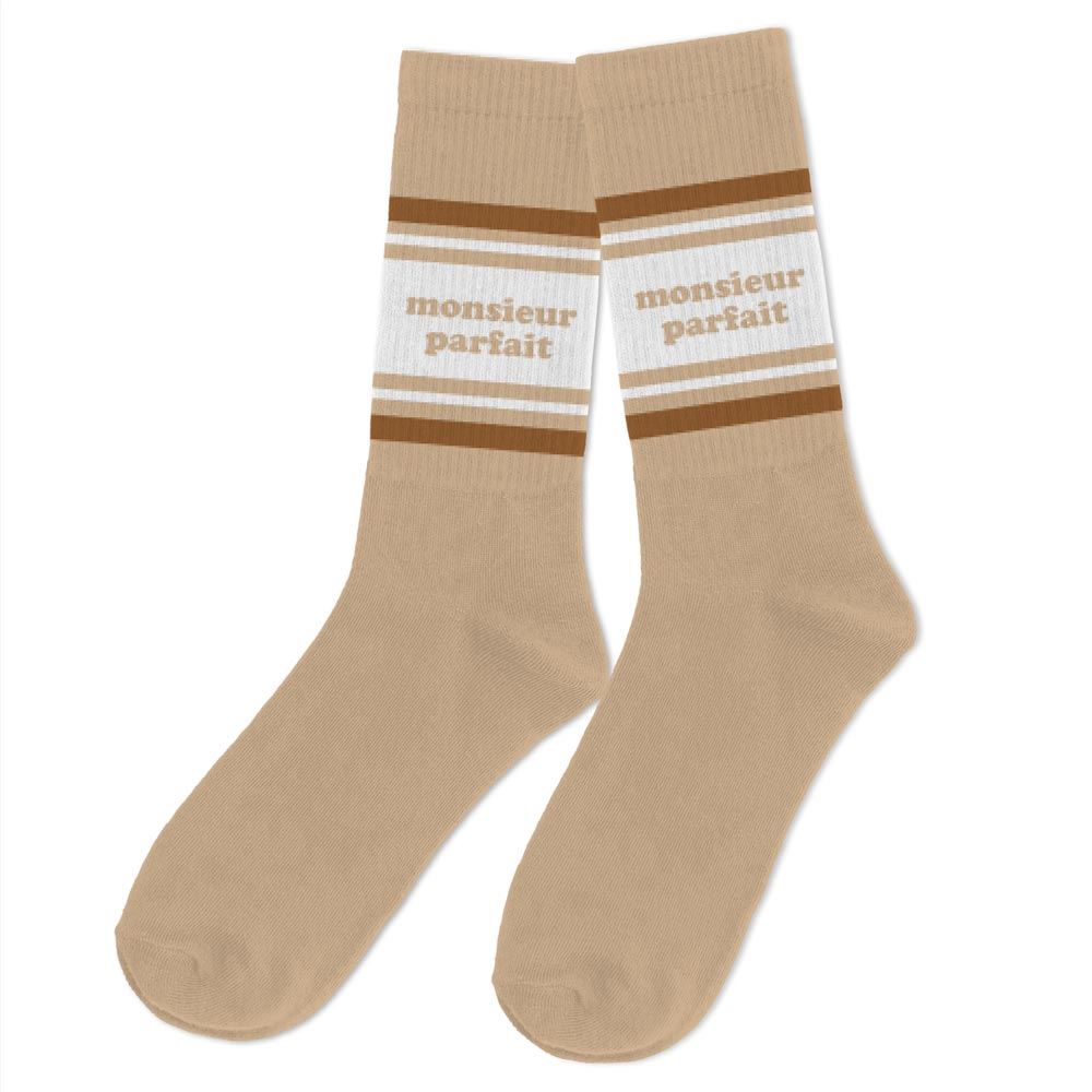 Chaussettes "Monsieur parfait" / Taille unique : 39-45