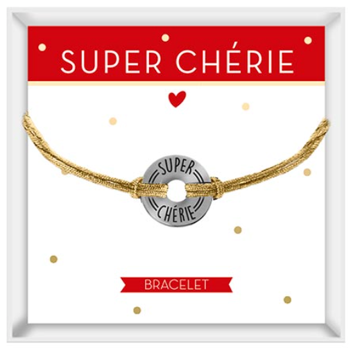 Bracelet amour "Super chérie"