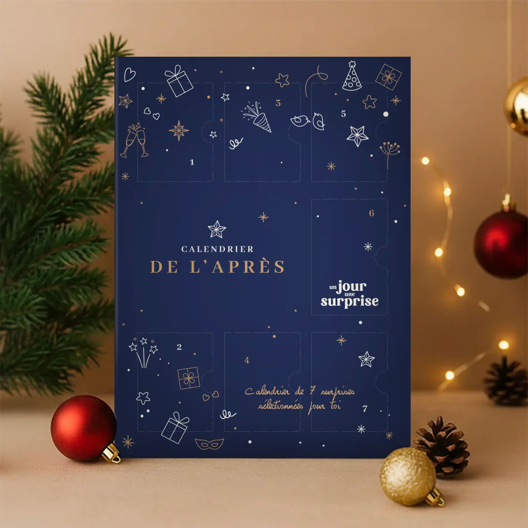 Calendrier de l'après personnalisé : prolongez Noël avec 7 surprises au choix !