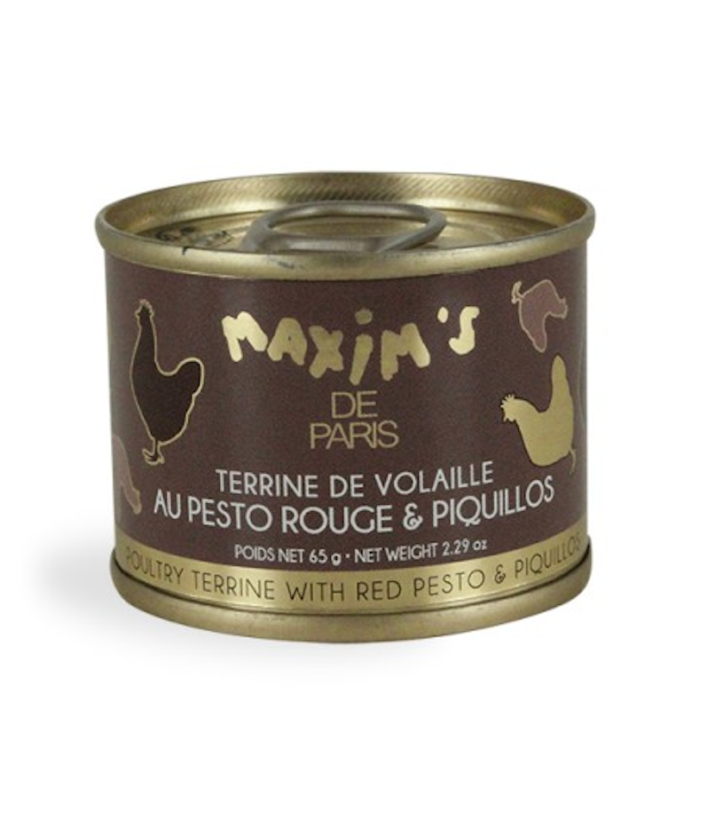 Terrine de volaille au pesto rouge et piquillos - 65 g