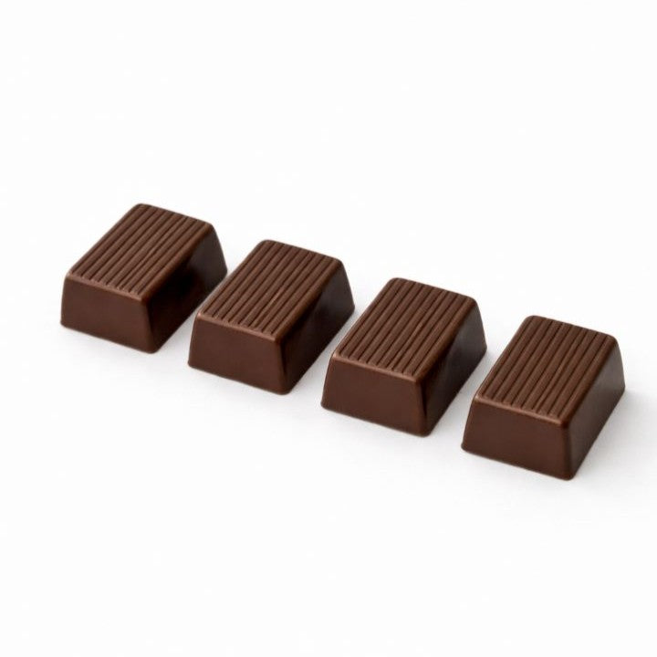 4 Chocolats laits artisanaux au caramel fondant