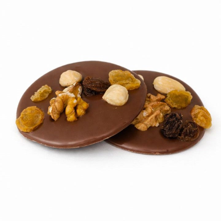 2 Chocolats mendiants au lait artisanaux