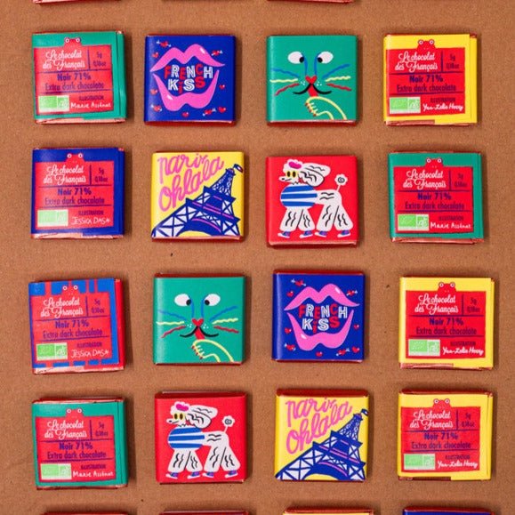 Carré de chocolats au lait - Le chocolat des Français