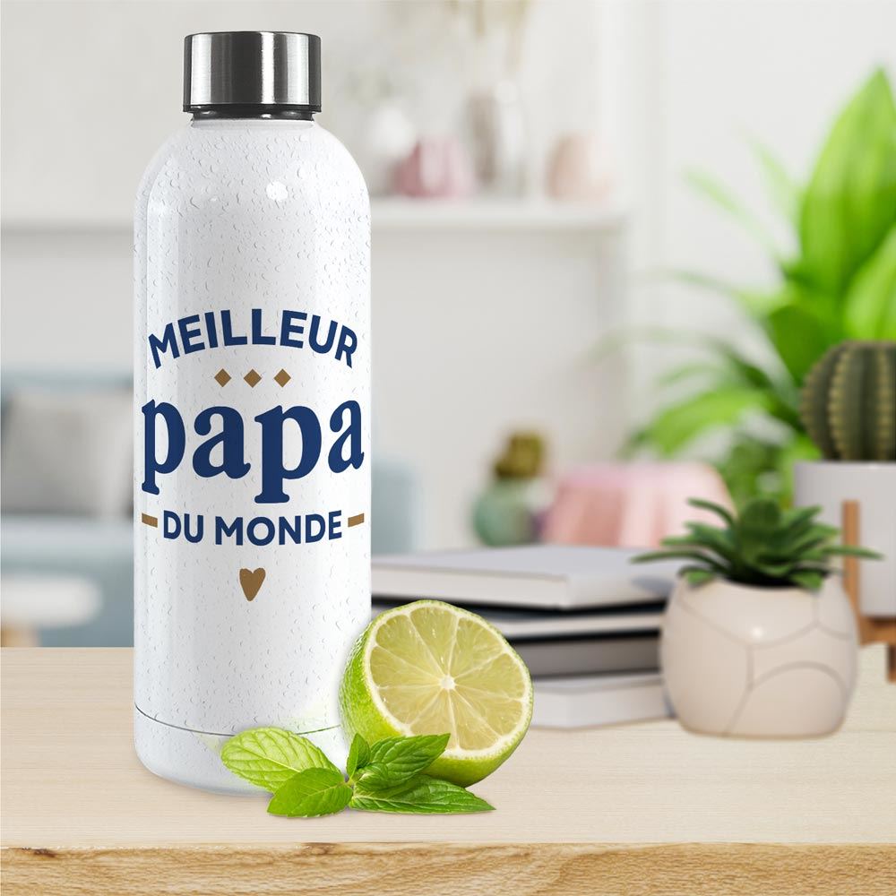 Gourde isotherme "Meilleur papa du monde"