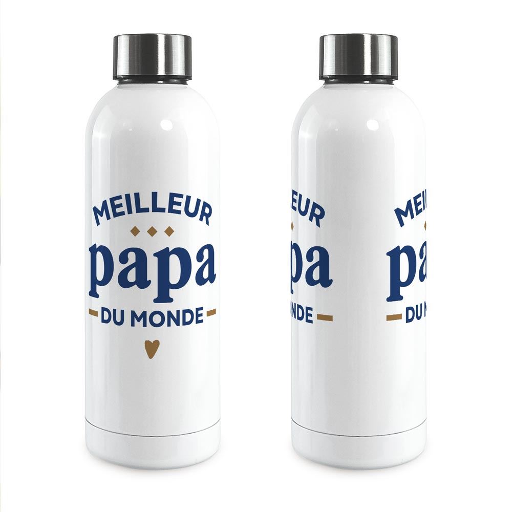 Gourde isotherme "Meilleur papa du monde"
