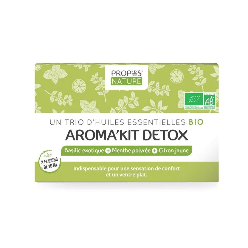 Kit d'huiles essentielles Bio "Detox"
