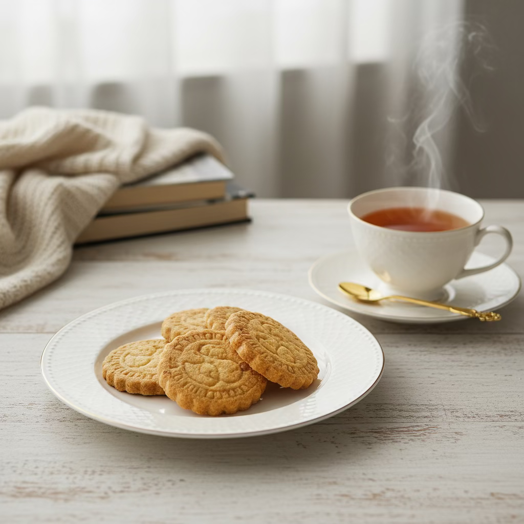 Sachet de 4 biscuits sablés aux pépites de caramel beurre salé