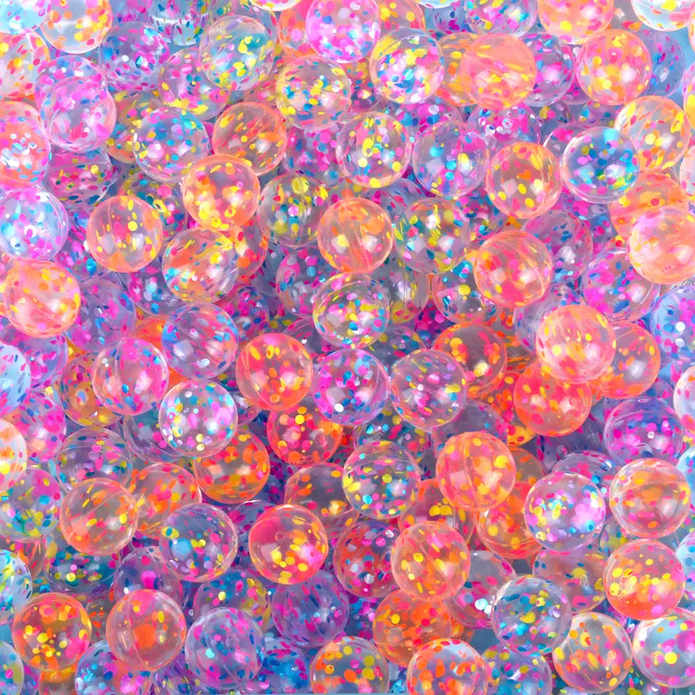 Balle rebondissante à paillettes - 2,5cm