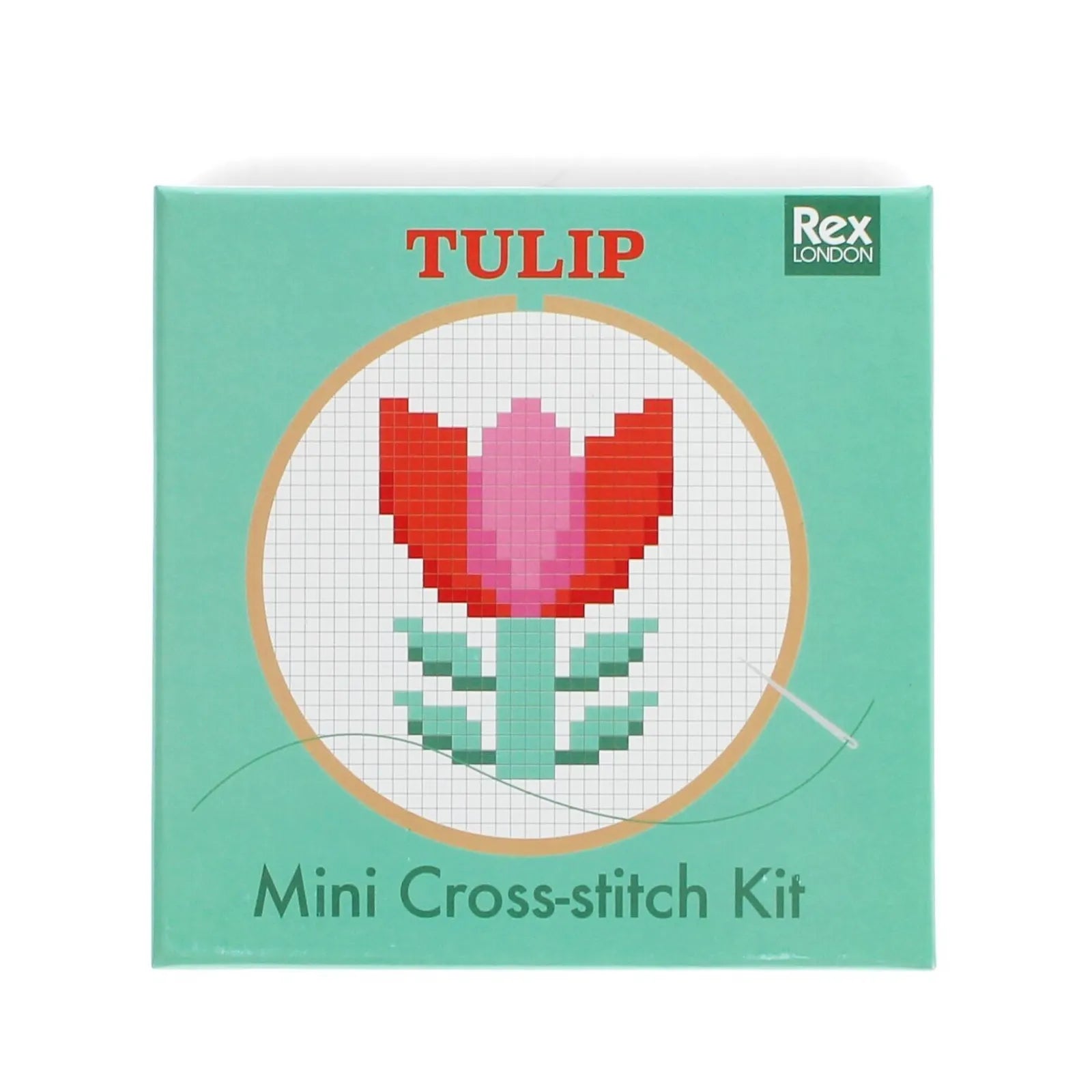 Mini kit de point de croix - Tulipe
