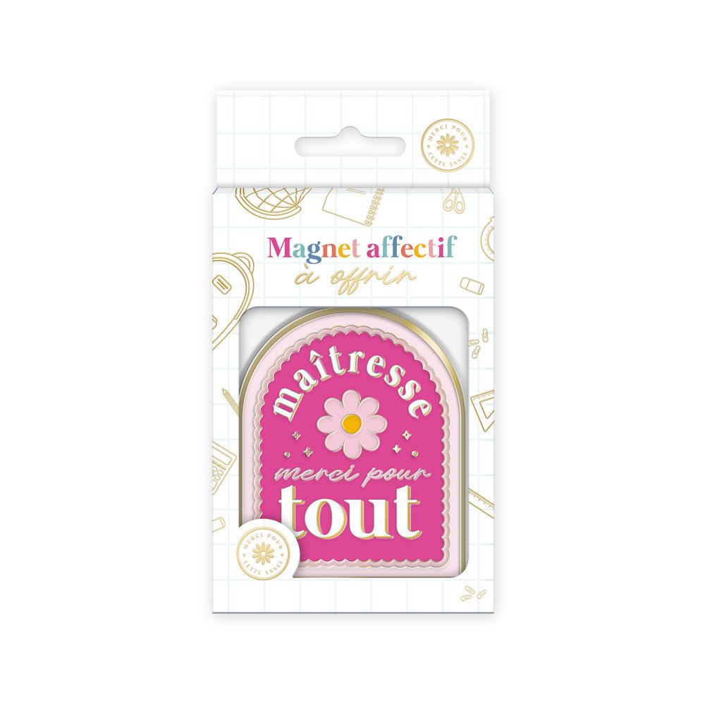 Magnet "Maîtresse merci pour tout"