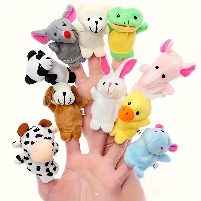 Marionnette à doigts miniature - animaux aléatoires