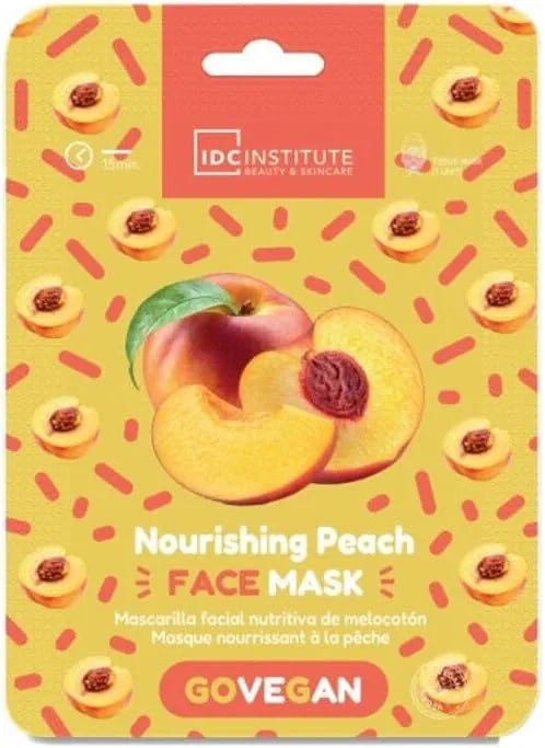 Masque hydratant visage à la pèche