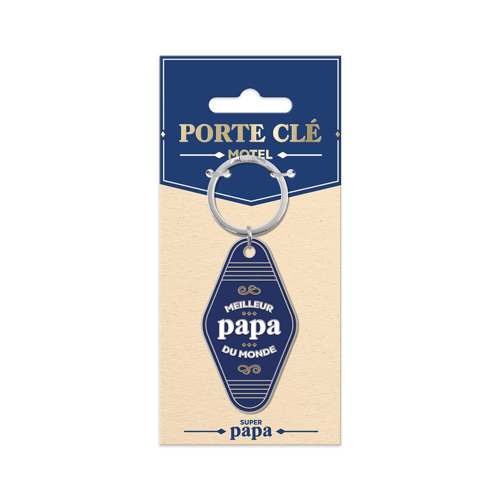 Porte clés "meilleur papa du monde"