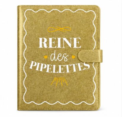 Carnet de notes à paillettes-Différents messages