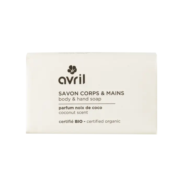 Savon corps et mains Noix de coco Avril - certifié bio