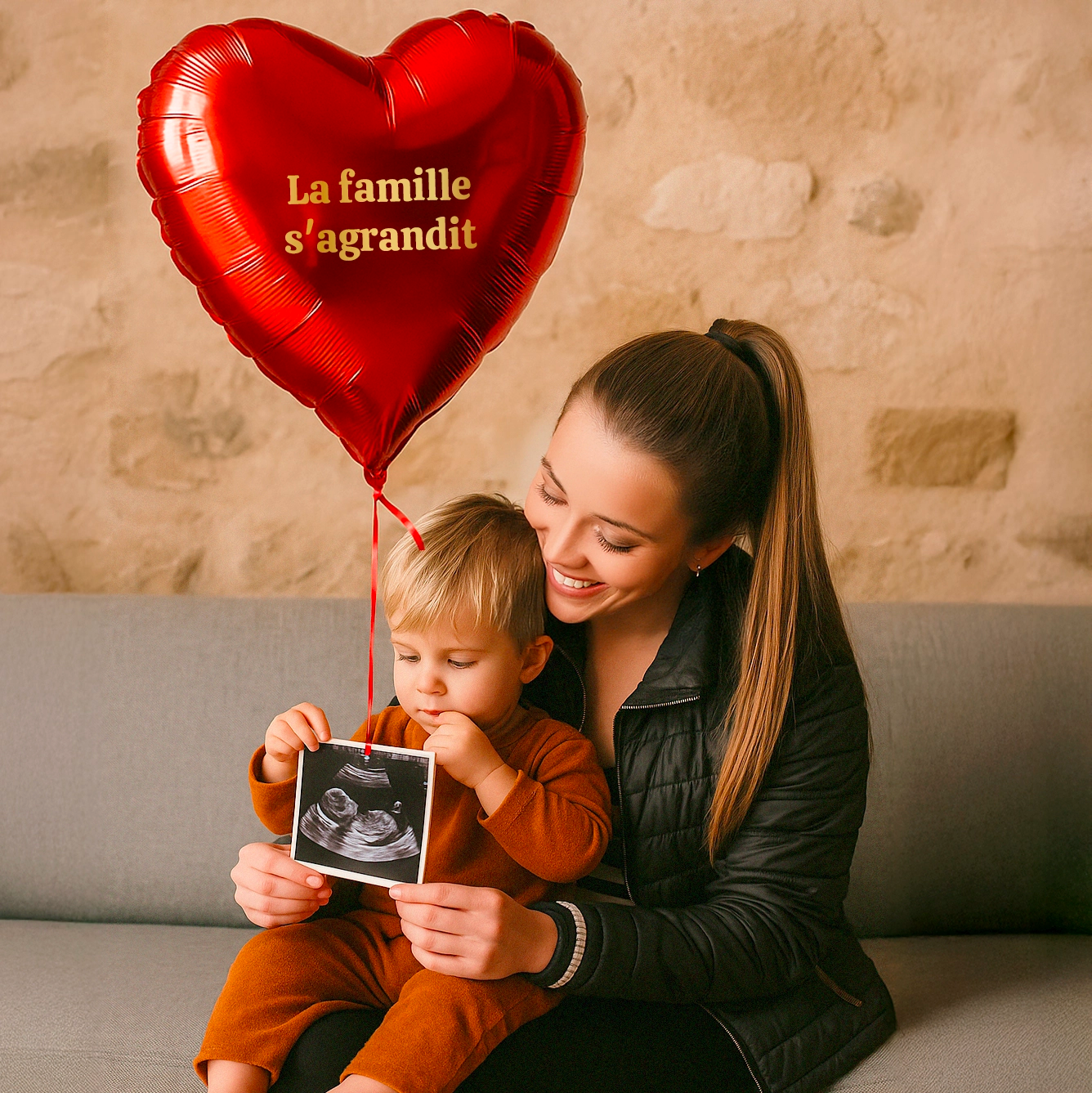 Annonce grossesse originale : surprenez vos proche avec un ballon hélium personnalisé !
