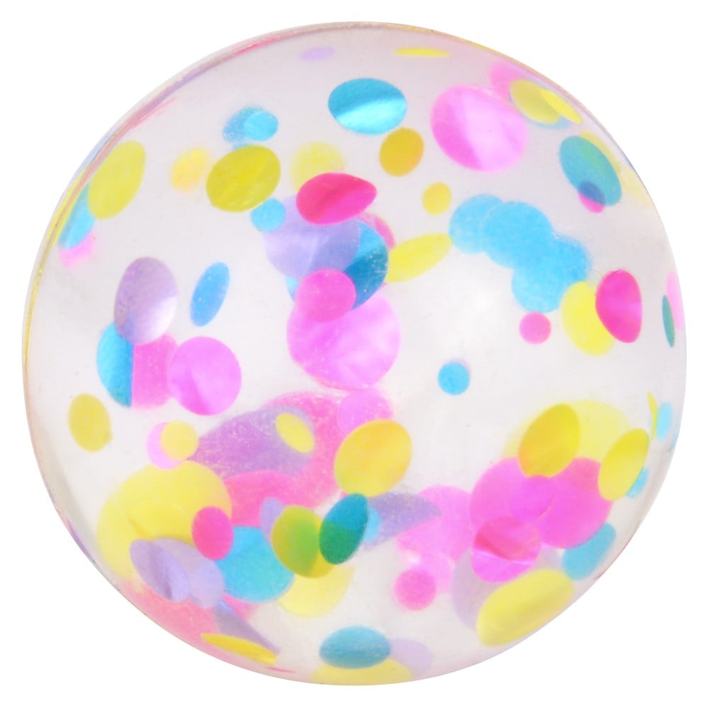 Balle rebondissante à paillettes - 2,5cm