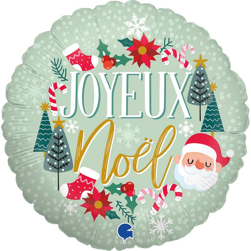 Ballon hélium Joyeux Noël