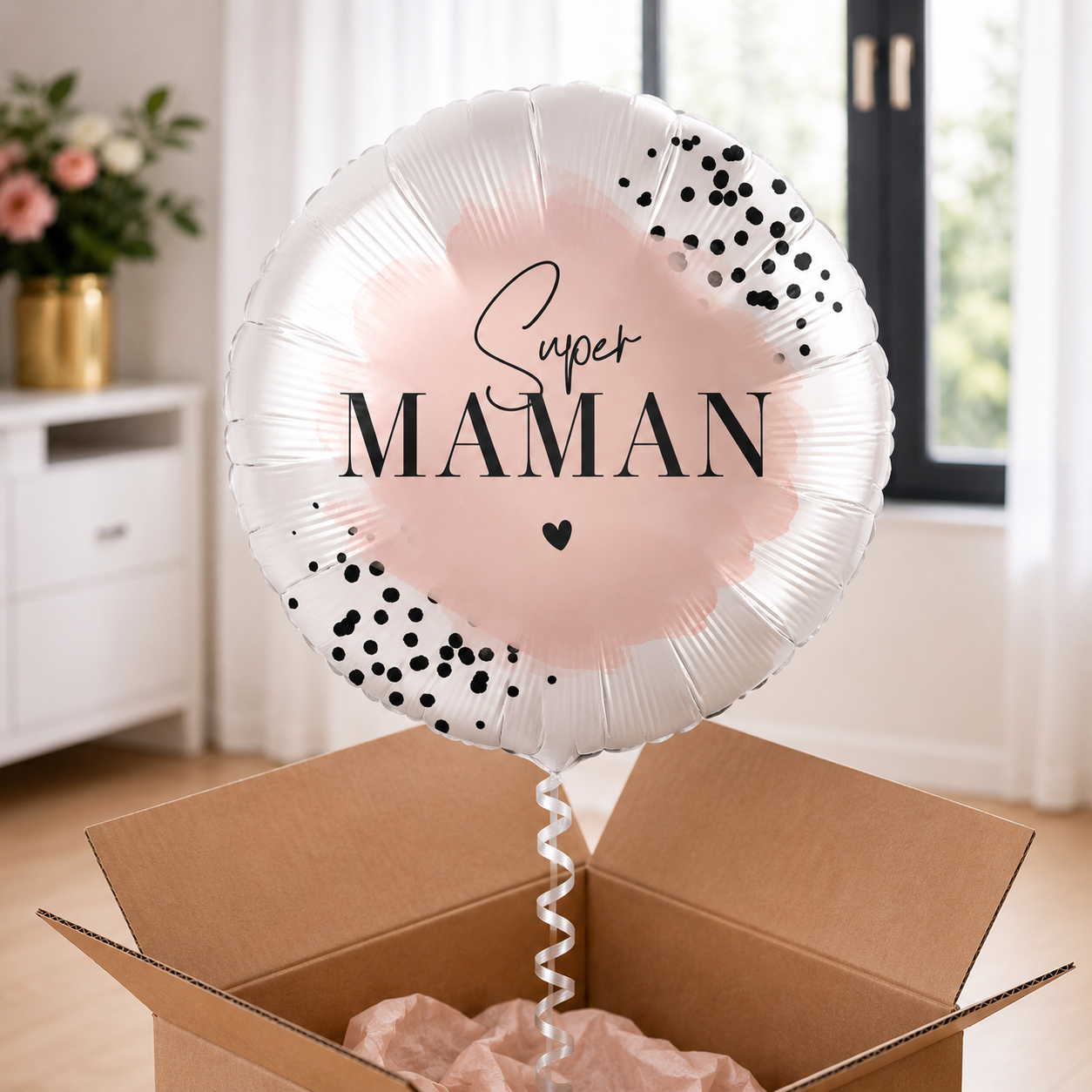 Ballon hélium "Super Maman"