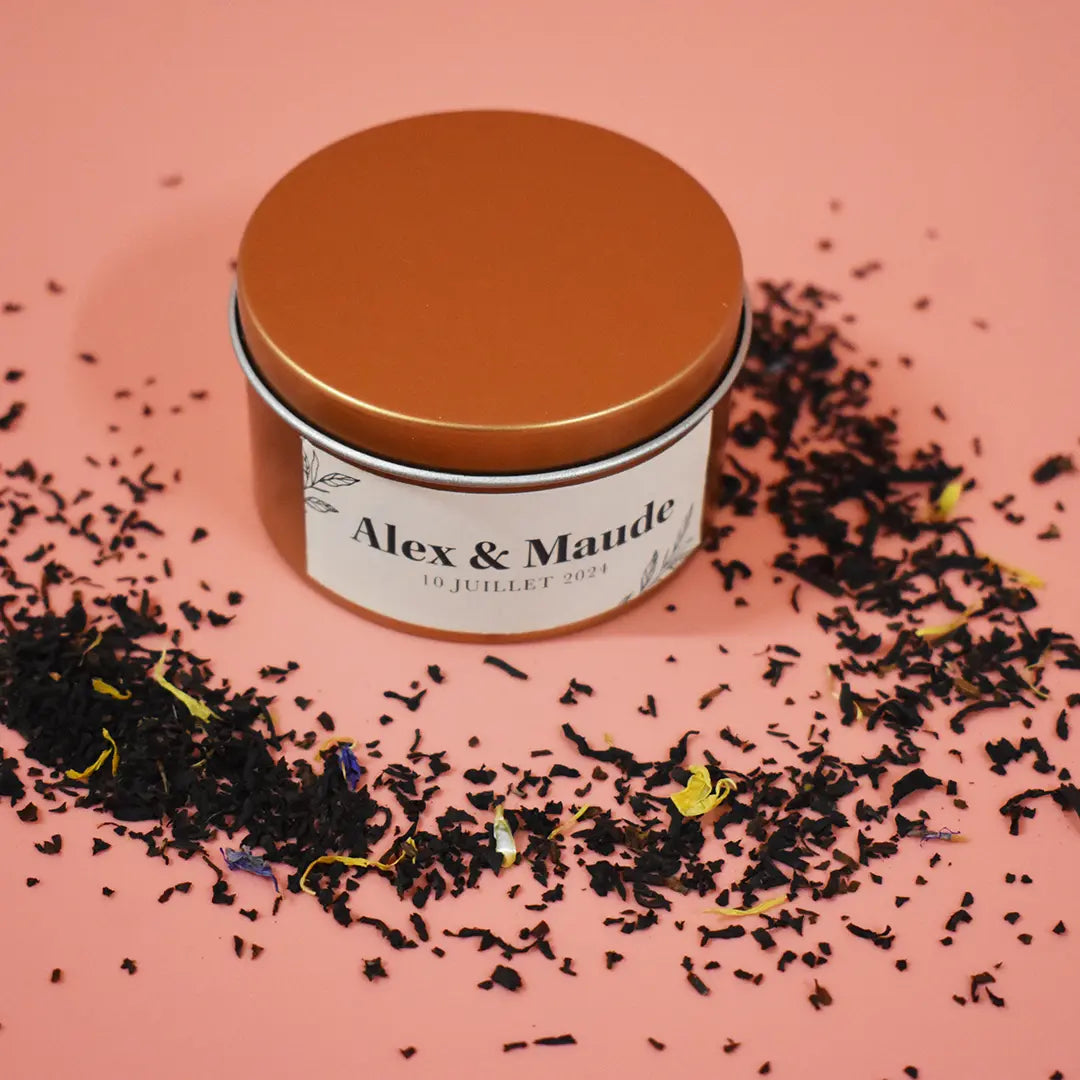 Boite à thé personnalisée