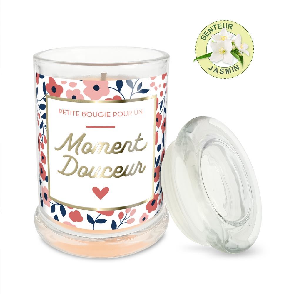 Bougie "Moment douceur" au Jasmin