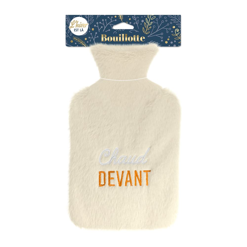 Bouillotte douce "Chaud devant"