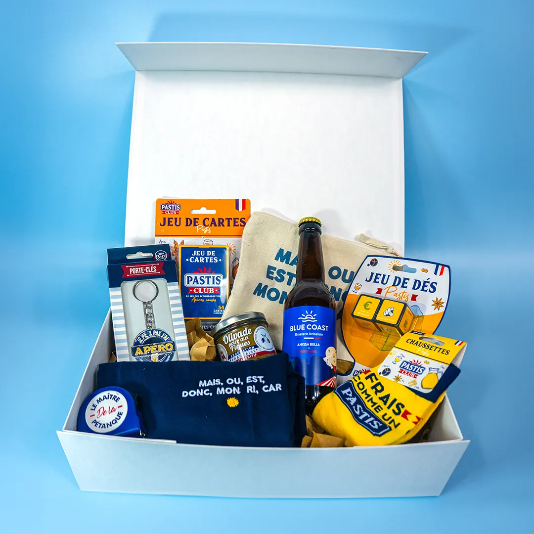 Box cadeau homme à personnaliser soi-même en ligne