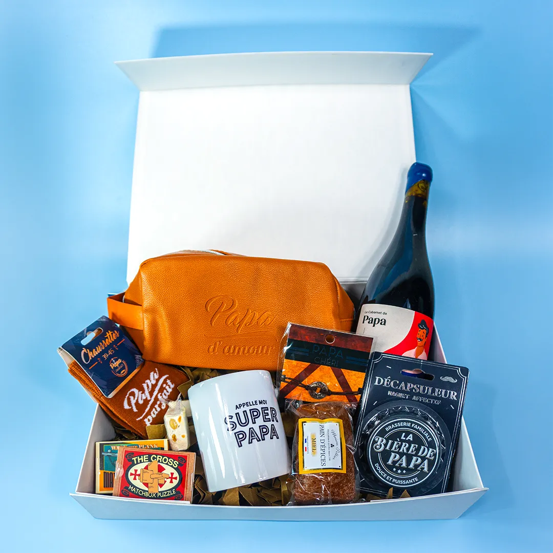 Coffret cadeau papa à composer soi-même en ligne