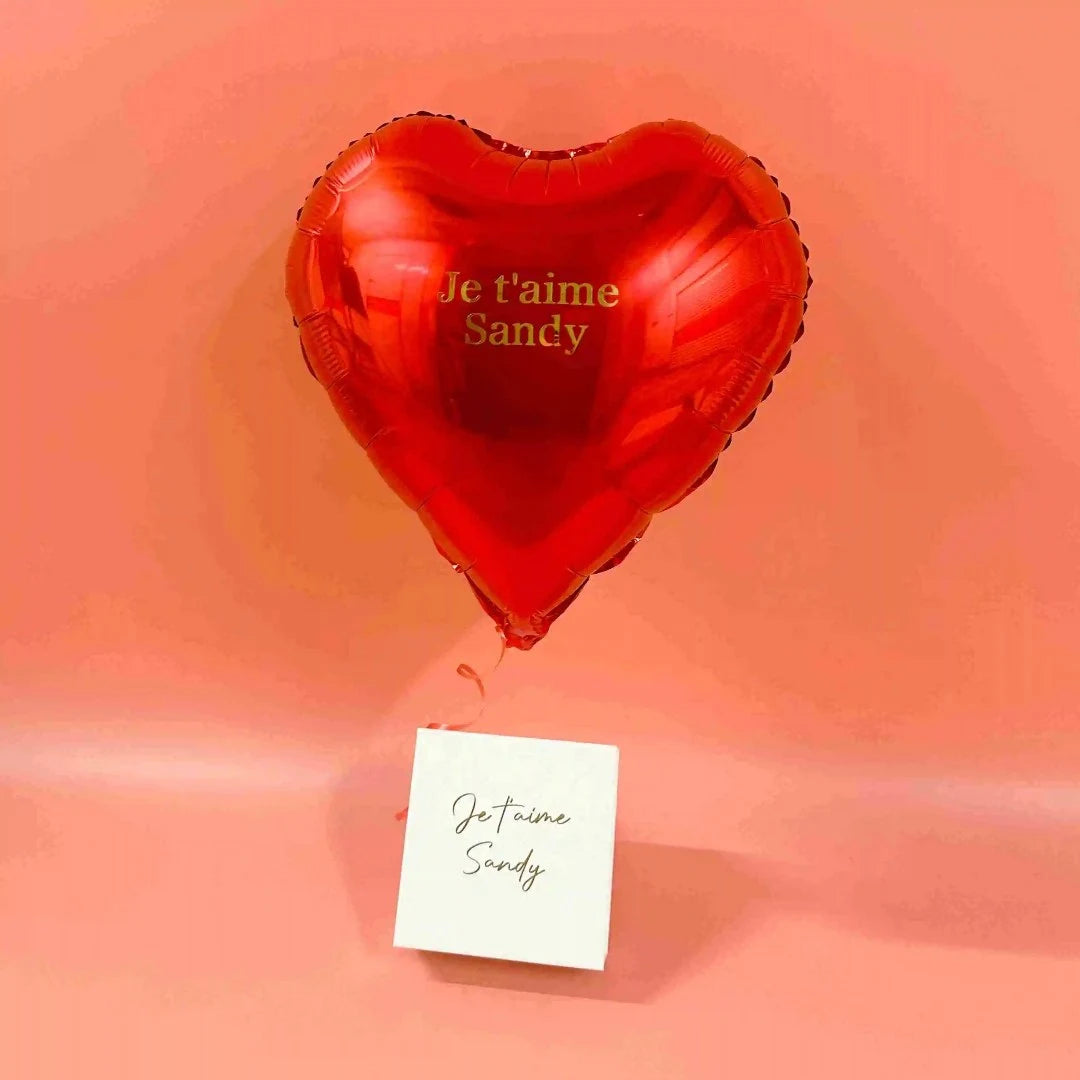 Box ballon hélium personnalisée