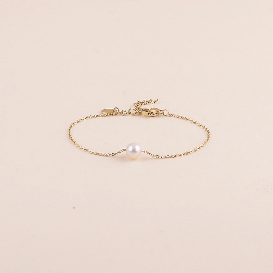 Bracelet pendentif en perle d'eau douce