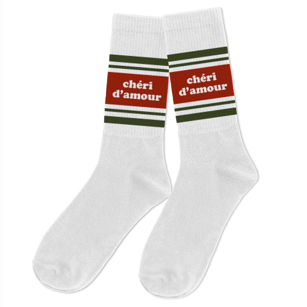 Chaussettes "Chéri d'amour" / Taille unique : 39-45
