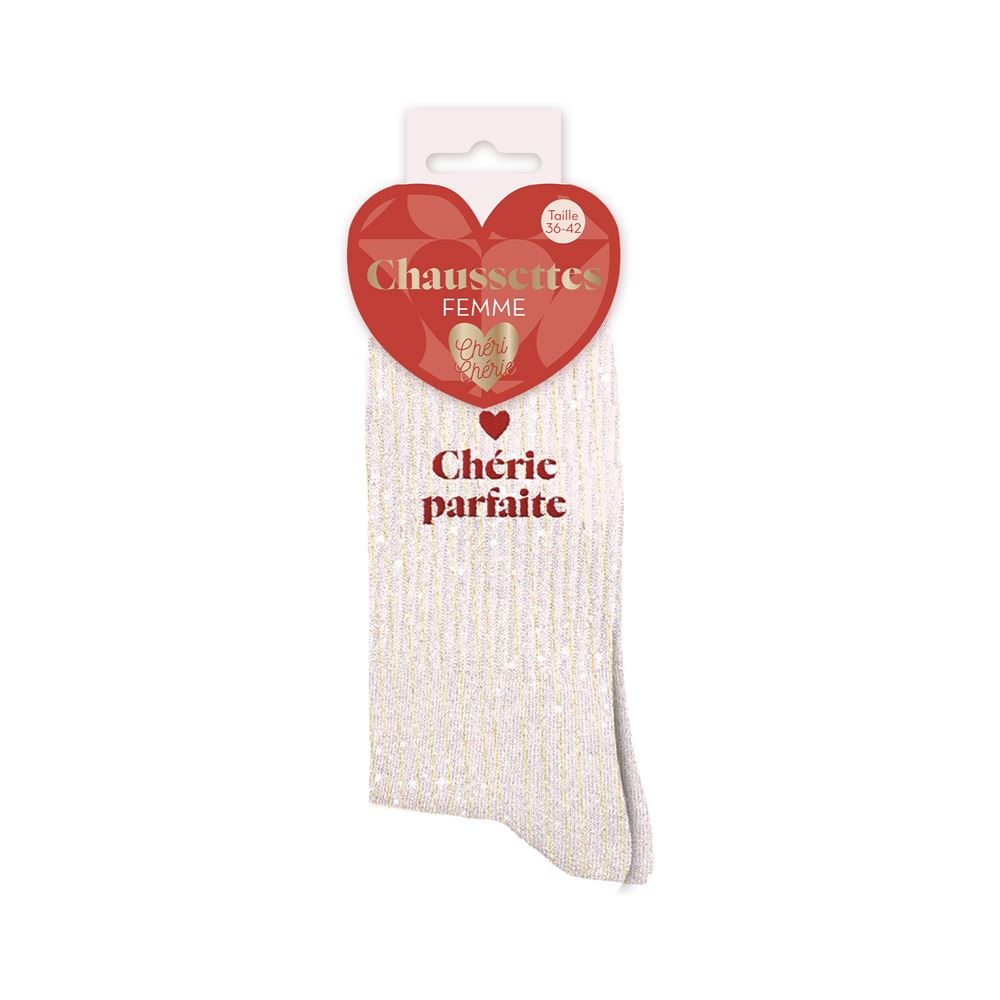 Chaussettes chérie parfaite / Taille unique : 36-42