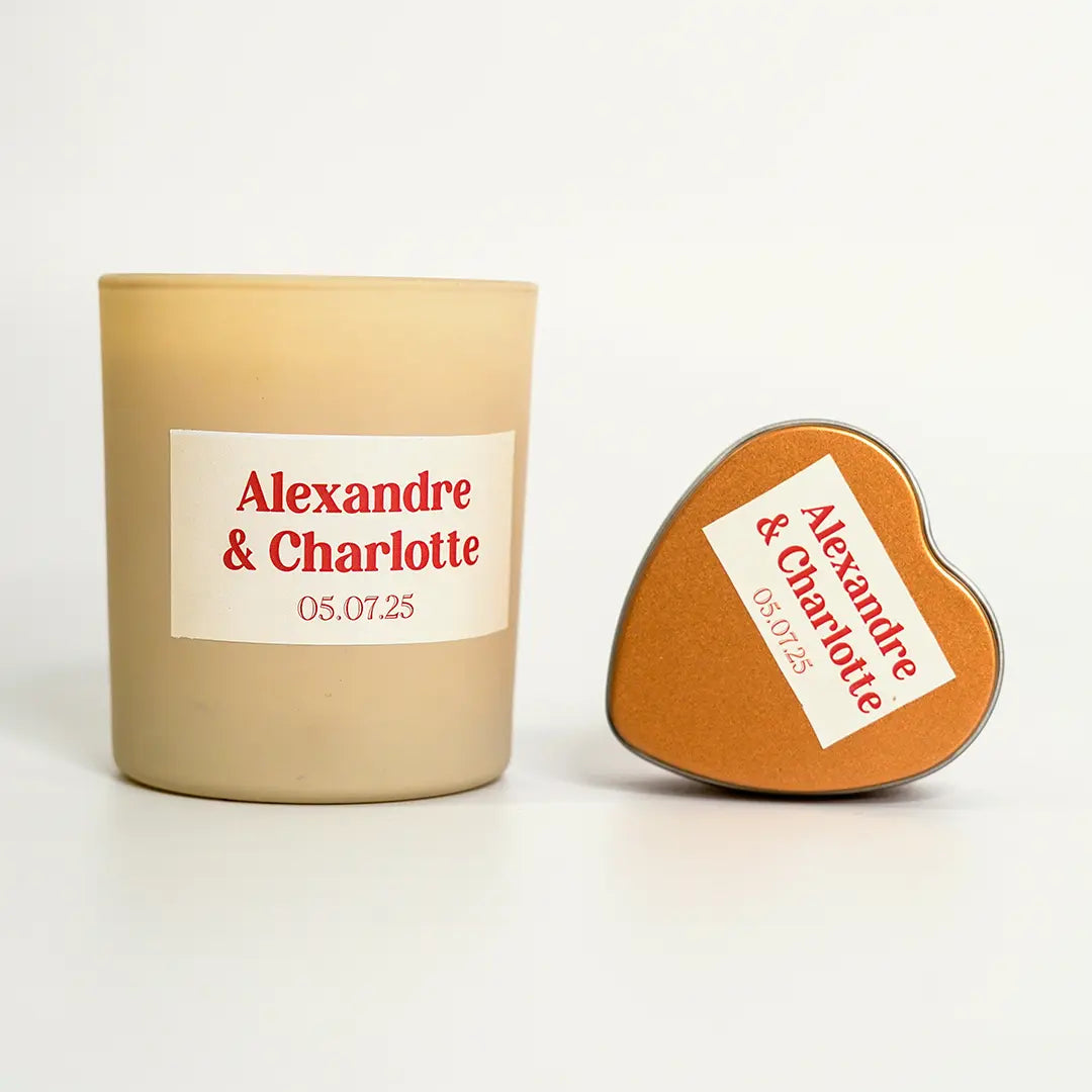 Bougie personnalisée