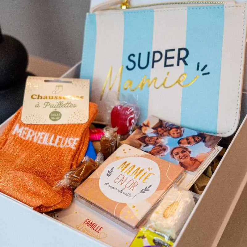 Coffret cadeau mamie