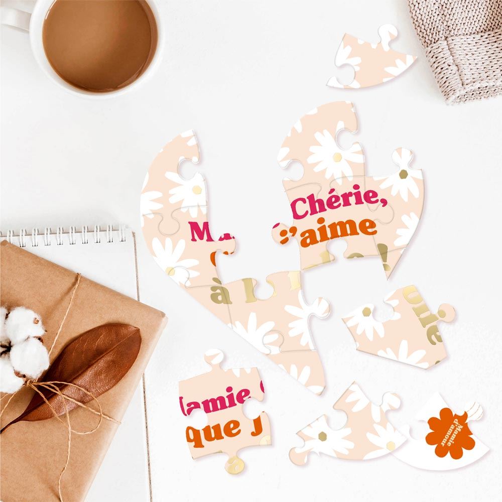 Puzzle à assembler "Mamie chérie"