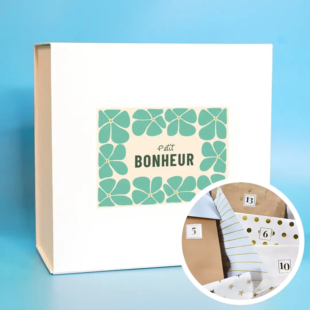Box "Petit bonheur" avec 1 cadeau par jour