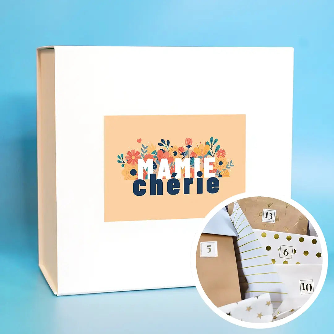 Box "Mamie Chérie" avec 1 cadeau par jour