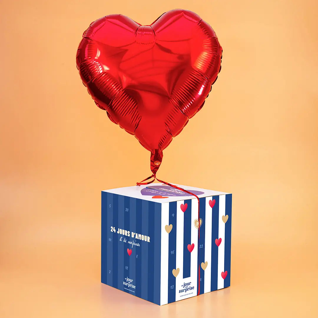 Calendrier de l'avent couple à personnaliser en ligne