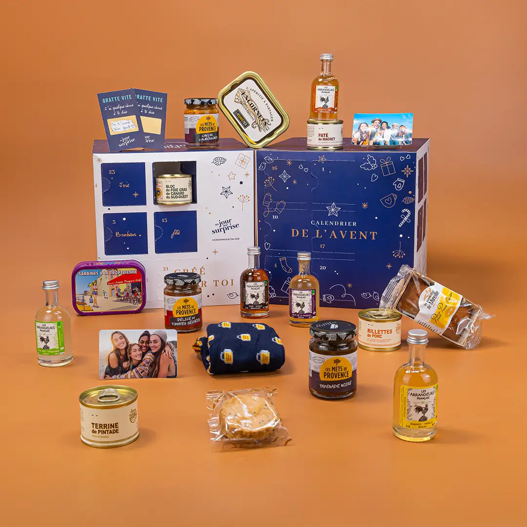 Calendrier de l'avent rhum à personnaliser en ligne