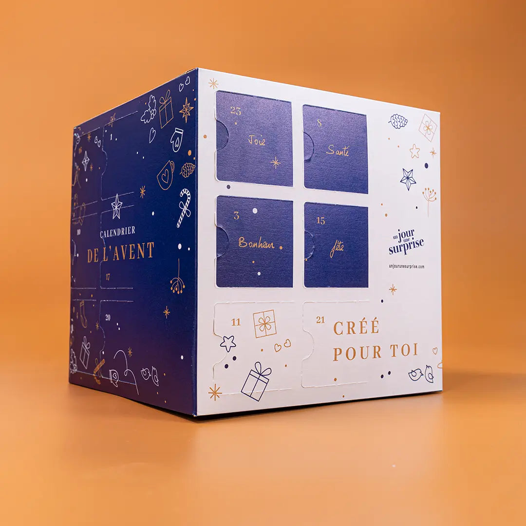 Calendrier de l’avent entreprise 100% personnalisé